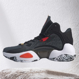 李宁男鞋春新款空袭6代V2减震耐磨专业比赛篮球鞋ABAQ005