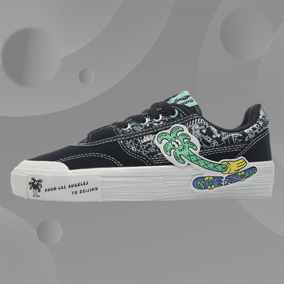 正品夏李宁x Steven Harrington联名系列女子文化鞋AECR070