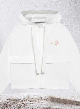 李宁正品新款女子运动休闲时尚印花连帽夹克外套防晒衣AFDS948