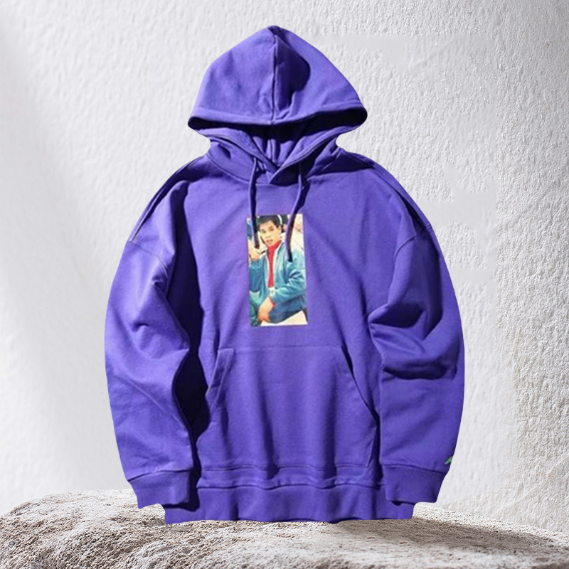 Lining/李宁卫衣男联名连帽套头衫宽松休闲针织图案长袖AWDNB63