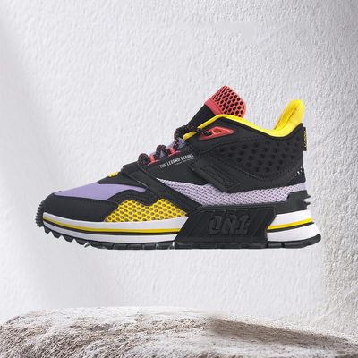 李宁休闲鞋女鞋冬季新款启程001 T1000复古缓震运动鞋AGLP094