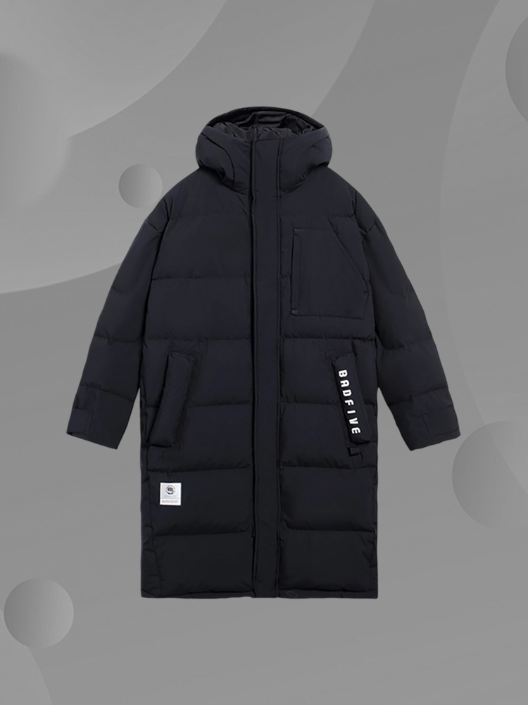 Lining/李宁正品反伍BADFIVE物极必反男子反光宽松羽绒服AYMS113