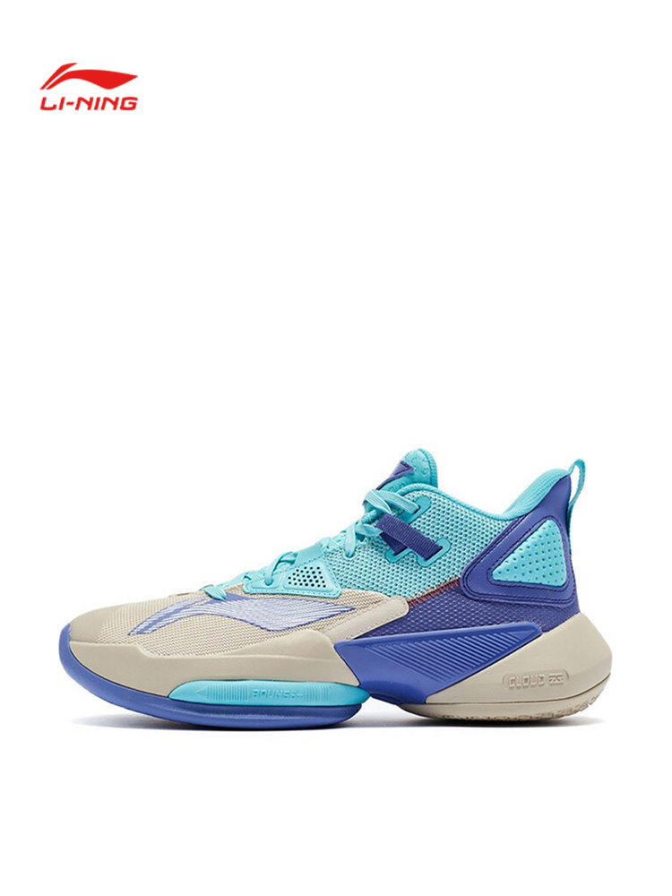 李宁正品篮球鞋男冬款空袭8中帮耐磨减震专业比赛运动鞋ABPR035
