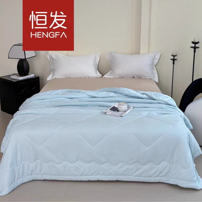 恒发家纺 水洗棉舒柔夏被1.5m夏季空调被子2m双人夏凉被芯可水洗