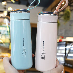 奈斯杯创意水杯时尚 新款 潮流双层玻璃杯商务杯礼品杯定制广告logo