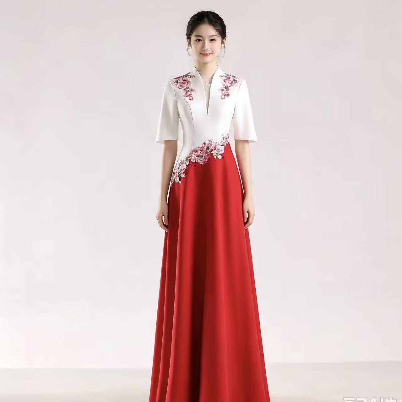 大合唱服演出服女长裙成人