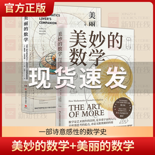正版 美妙的数学+美丽的数学2册 迈克布鲁克斯 一部诗意感性的数学史 特级教师钱守旺 数学up主佟大大推荐科普读物数学史热卖书