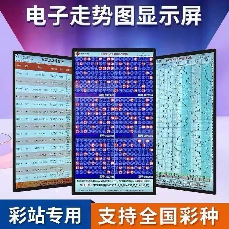 彩票站电子走势图显示屏排列3双色球电视机