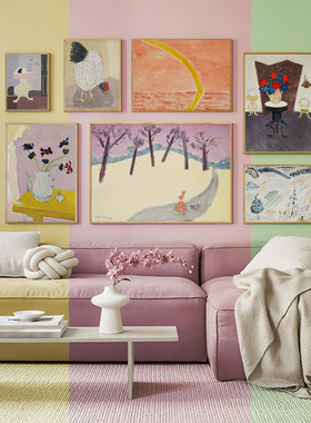 美国 米尔顿艾弗里Milton Avery 马卡龙复古艺术微喷油画布画芯