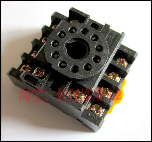 高品质 继电器底座 PF-113A  PF113A  圆形11脚方座