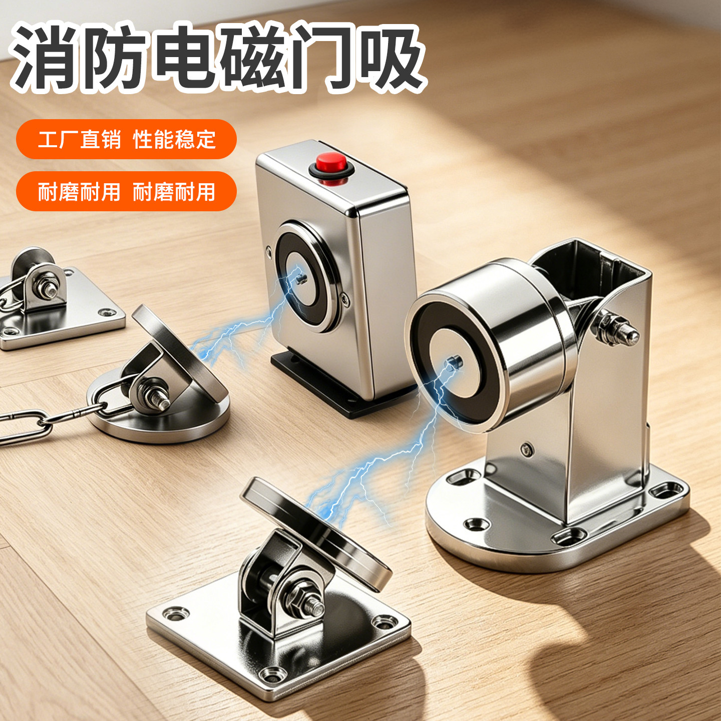 防火门电磁门吸消防联动电子门吸