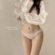 进阶温柔 性感蕾丝网纱低腰纯欲少女内裤 夏季 薄款