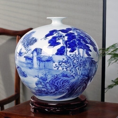 景德镇新中式风家居客厅工艺品