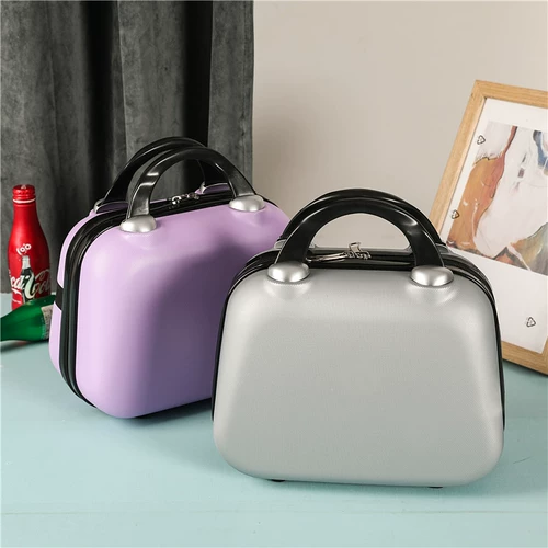 Портативный чемодан, портативная коробка, маленький милый ящик для хранения, 14 дюймов