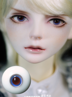 现货包邮bjd sd娃娃 玻璃眼珠 棕紫小虹膜12/14/16mm  soom/as
