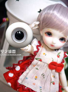 bjd sd娃娃玻璃眼珠6mm 8 10 12mm 浅色灰紫色 8分娃可带 ae/XAGA