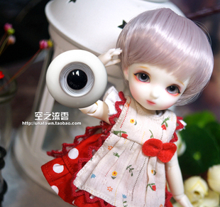 bjd sd娃娃玻璃眼珠6mm 8 10 12mm 浅色灰紫色 8分娃可带 ae/XAGA