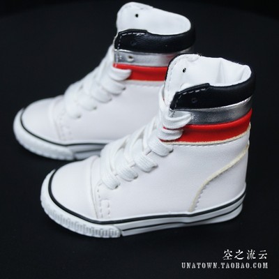 taobao agent BJD sneakers, three -piece color white tide high -top shoes 3 points/uncle BJD.SD casual street style