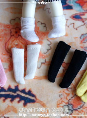 6分 8分3分叔4分ob11/12分小布 短袜袜子 bjd sd娃用 白色