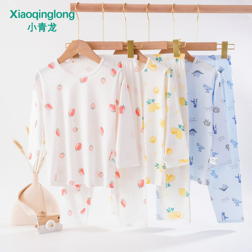小青龙睡衣套装超薄款全棉家居服