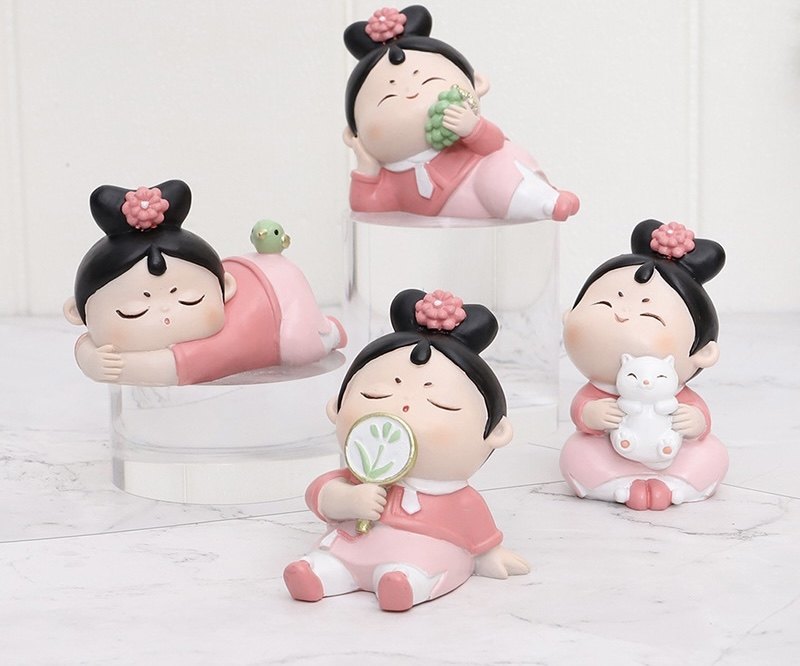 格格系列小摆件创意家居汽车车载