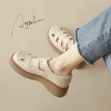 Сандалии, летняя обувь, дышащие туфли на платформе для отдыха, коллекция 2023