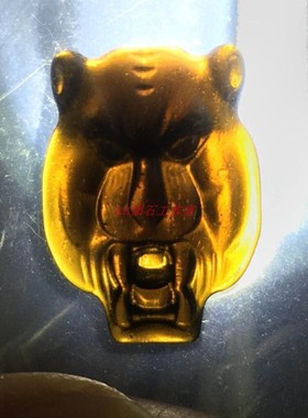 【KK陨石工作室】石陨石 雷公墨 TEKTITE 黑陨石雕刻龙头虎头戒面