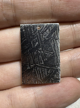 新疆Aletai阿勒泰铁陨石平安无事牌天铁爆款电镀维斯台登纹理随机