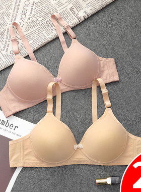 40-50岁中老年人文胸薄款妈妈内衣女无钢圈舒适90C大码大胸罩2021