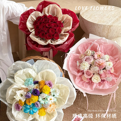 爱丽丝花束包装蝉翼膜防水内衬纸