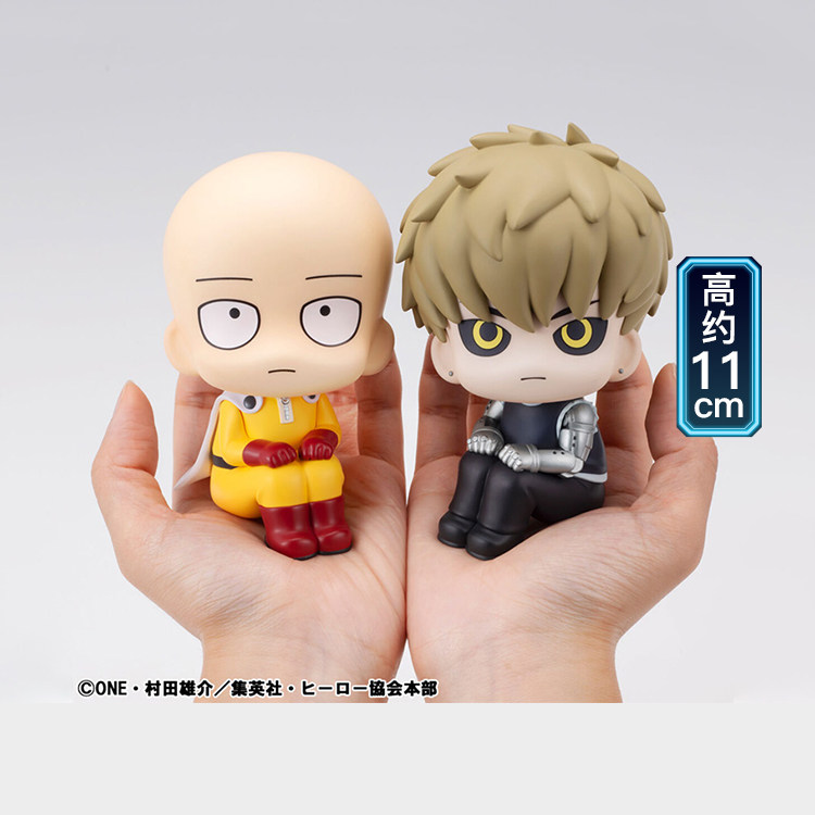 现货 MegaHouse MH lookup 抬头望 一拳超人 琦玉 杰诺斯 摆件