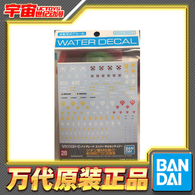现货 万代 高达贴纸 1/144 水贴 吉恩军专用 扎古 老虎