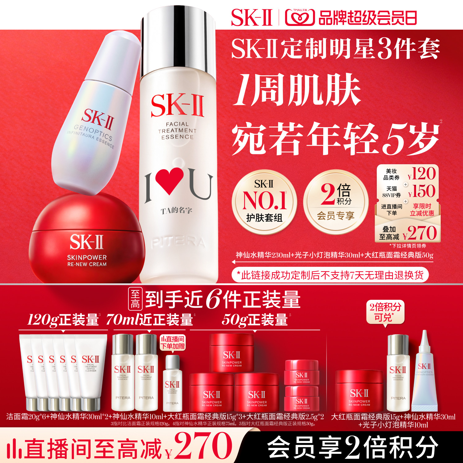 [王牌套组]SK-IINO.1明星3件套图片