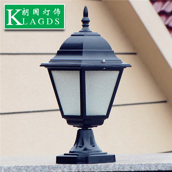 门柱灯户外室外围墙柱子灯防水复古别墅欧式庭院围栏顶灯 柱头灯