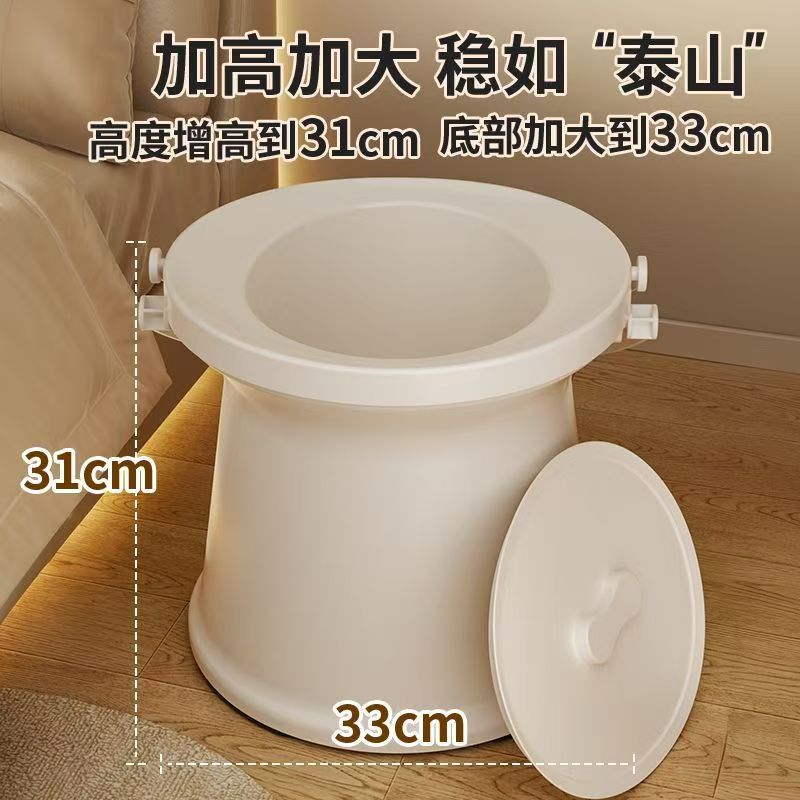 加宽加大带盖防臭防滑痰盂