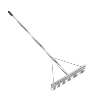 田径跳远沙坑平沙器 不锈钢有齿平沙耙铁质平沙板田径跳远平沙器