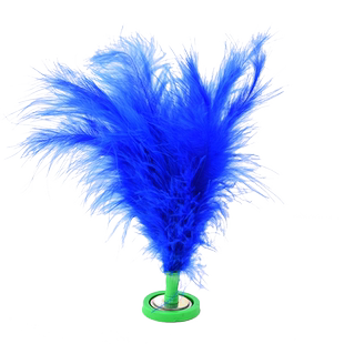 儿童彩色绒毛毽子铁片火鸡毛毽子比赛毽子儿童毽子学生花毽子