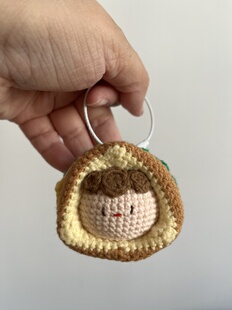 汉堡包团子钩织成品