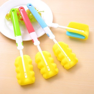 清洁去污海绵刷保温杯奶瓶刷海绵洗杯刷长柄洗杯子刷子清洁水杯刷