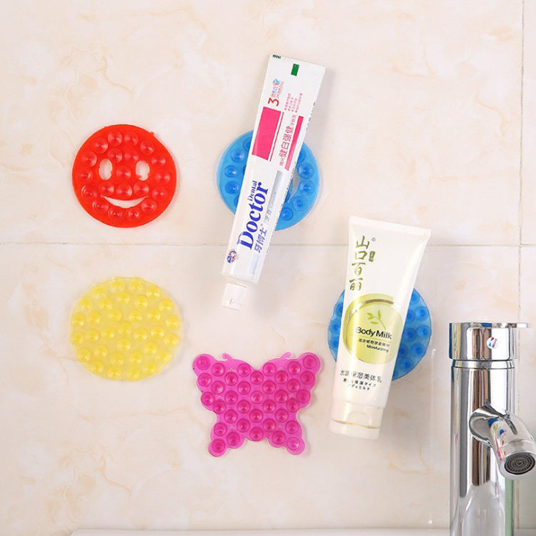 双面吸盘粘物器 吸壁强力无痕瓷砖粘贴器浴室墙防水魔力贴神器