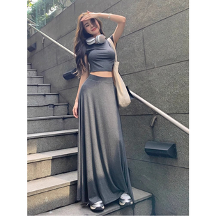 长裙 夏装 搭配一整套连衣裙子女2025新款 爆款 独特漂亮绝美穿搭套装