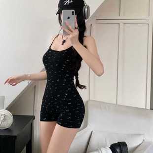 纯欲风性感吊带睡衣碎花连体衣女带胸垫家居服宅家好物店主自留款
