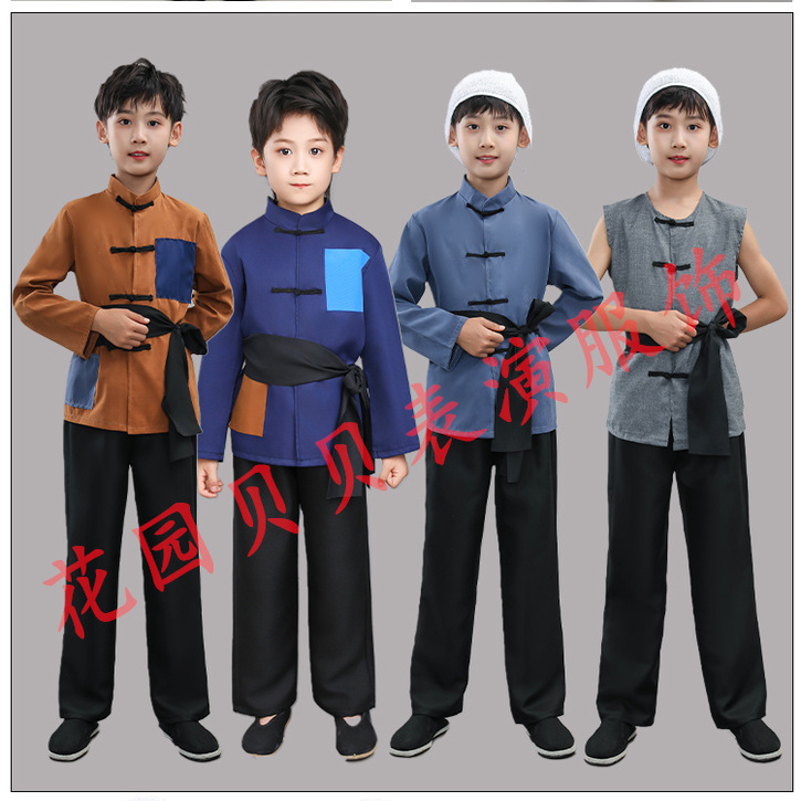 旧社会乡村表演百姓运动会演出