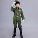 电影道具服装 衣服小兵头子衣服望远镜武士刀道具 舞台演出服装