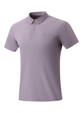 李宁运动短袖POLO衫男子夏款时尚百搭舒适休闲运动短袖APLU003