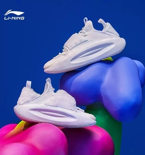 AZGS048 云游Lite一体织潮流舒适百搭运动鞋 李宁女子休闲鞋 春秋款