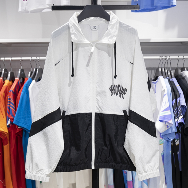 李寧反伍風衣男子夏季新款