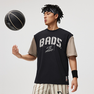 李宁篮球背心男反伍BADFIVE速干凉爽透气宽松运动无袖T恤AVSU435