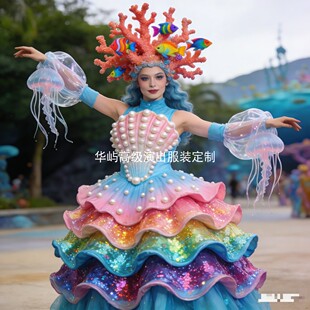 音乐节服装 来图定制主题乐园演出服装 演出服装 卡通服装 舞 巡游服装