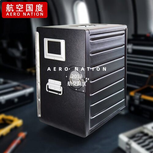 飞机箱航班家用床头收纳柜子黑色